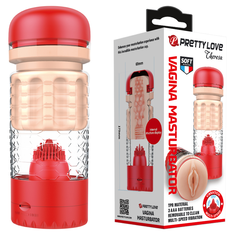 Pretty Love Emily Masturbator Red BM 900T65 1